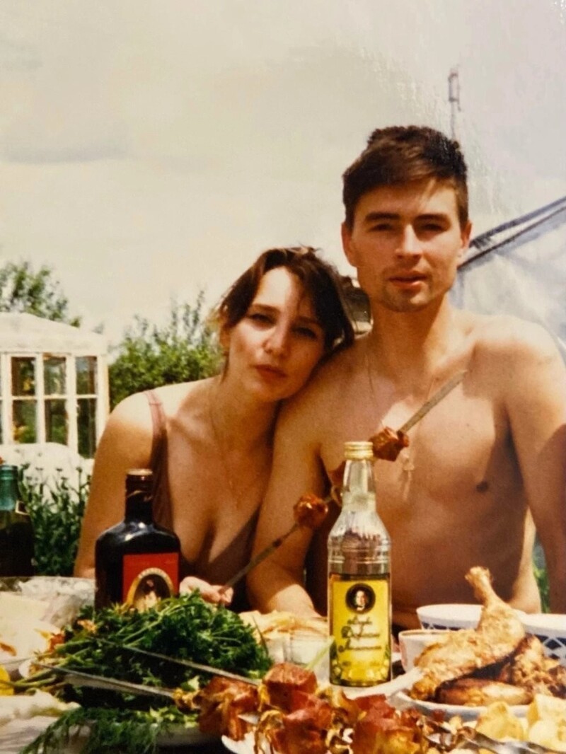 Шашлыки на даче под водочку «Довгань». 
