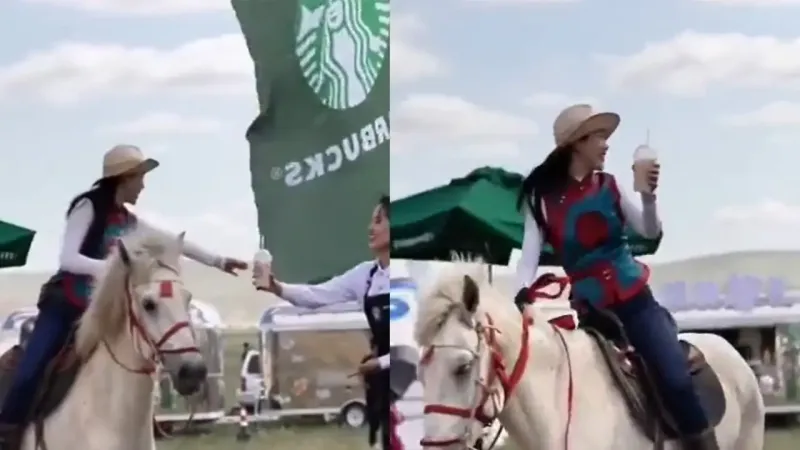 В Китае можно найти Starbucks и KFC, оформленные под монгольские юрты