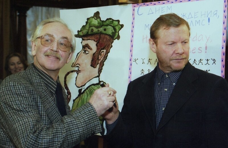 Василий Ливанов и Виталий Соломин