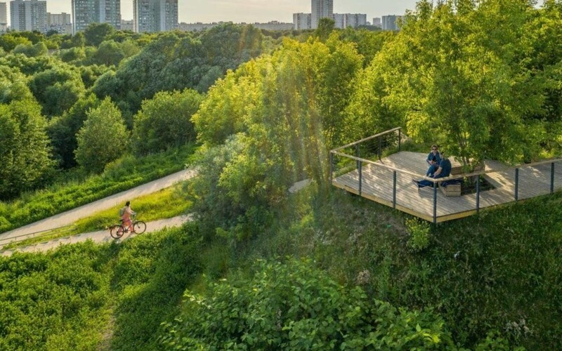 Самый протяженный парк в Европе - парк Яуза⁠⁠