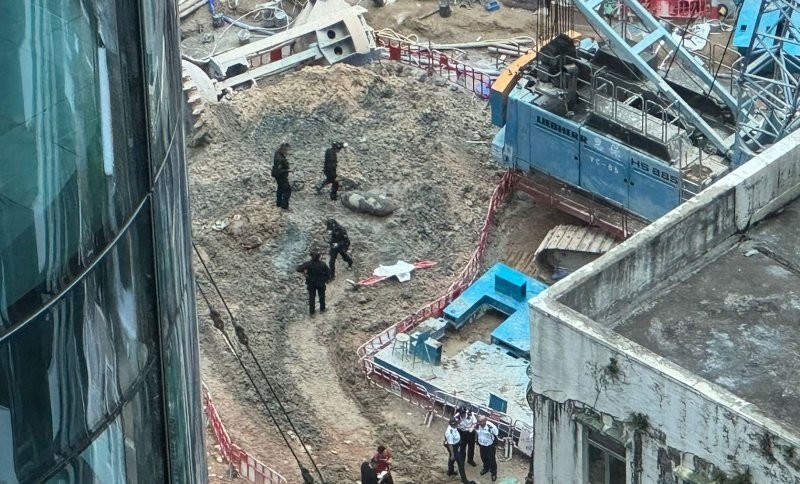 Тысячи людей эвакуированы в Гонконге после обнаружения неразорвавшейся бомбы времён Второй мировой войны
