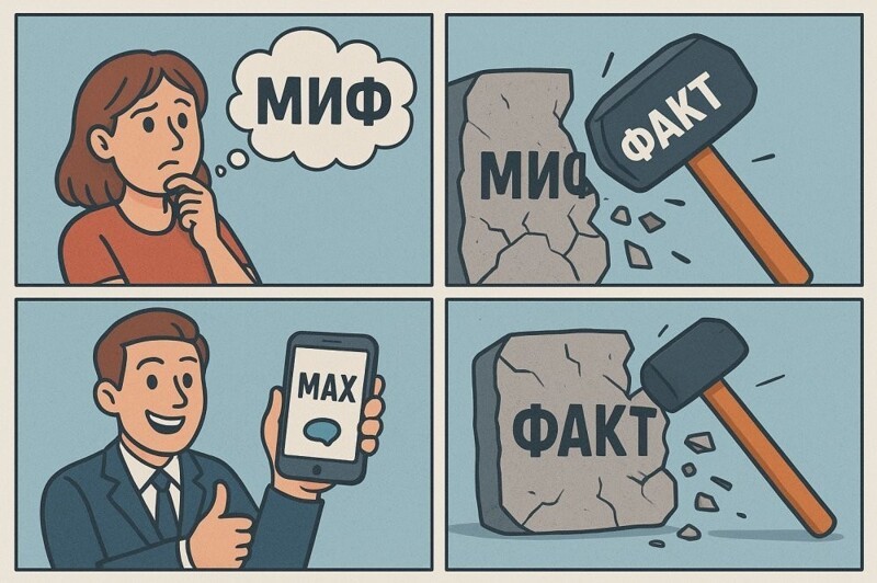 Российский мессенджер MAX: мифы и факты