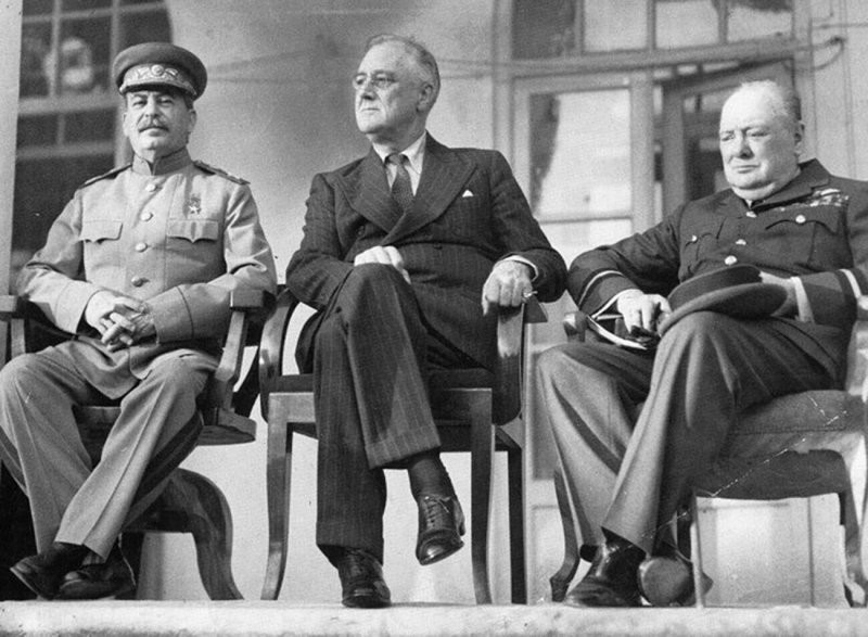 19. «Большая тройка» на Тегеранской конференции, 1943 год