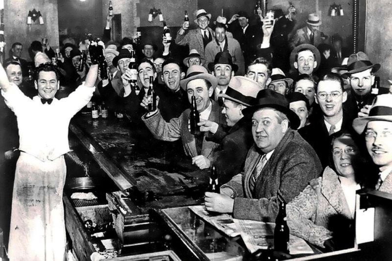 21. Отмена сухого закона в США, 1933 год