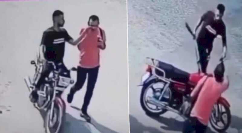 Грабителю пришлось отбиваться от пешехода