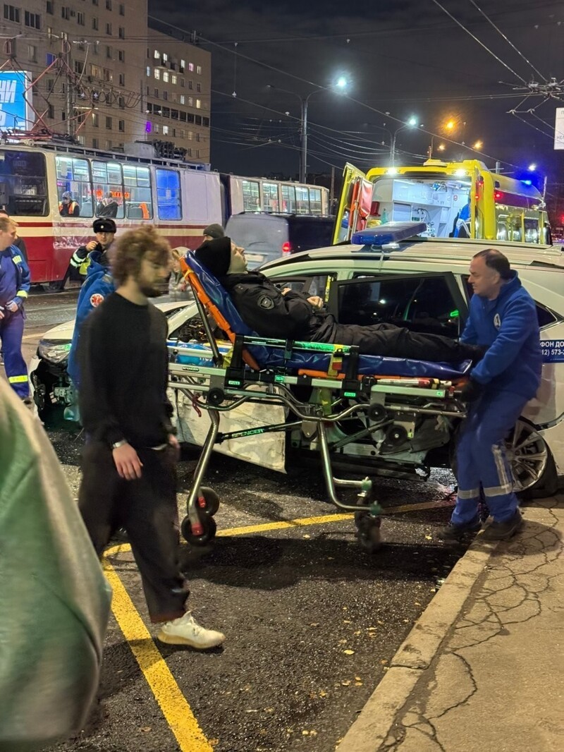 ДТП в Санкт-Петербурге "БМВ vs Трамвай vs Полиция"