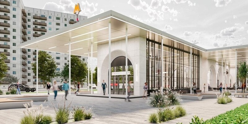 Как будет выглядеть новая станция московского метро "Кленовый бульвар"