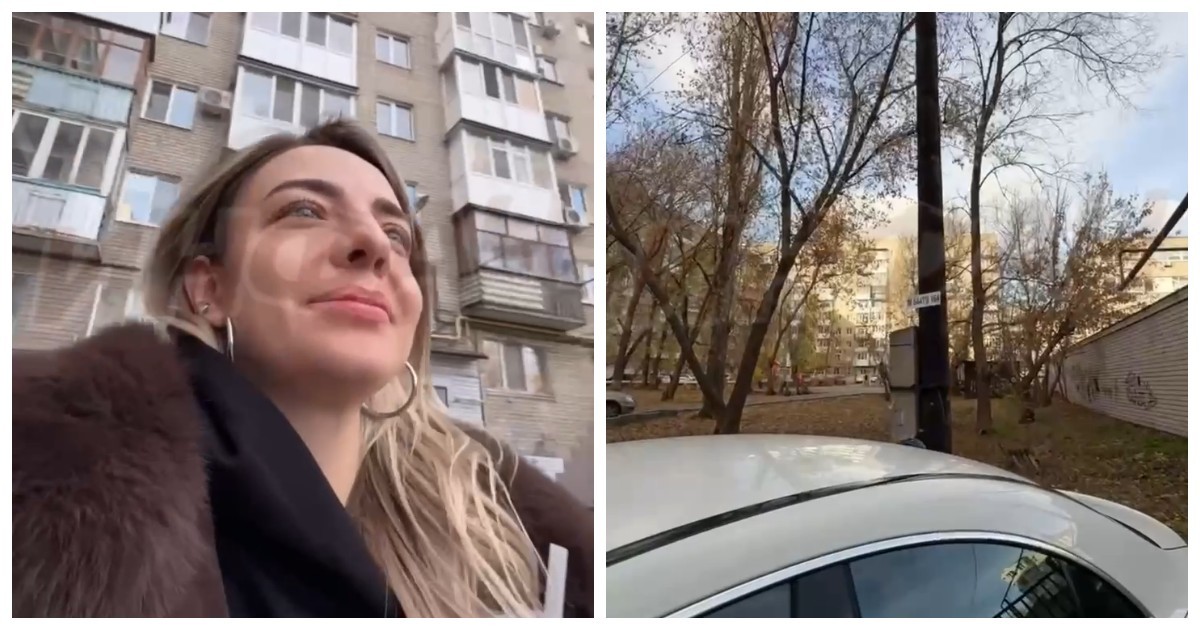 В Саратове мужчина «застолбил» парковку табличкой с номером своей машины и заблокировал соседку