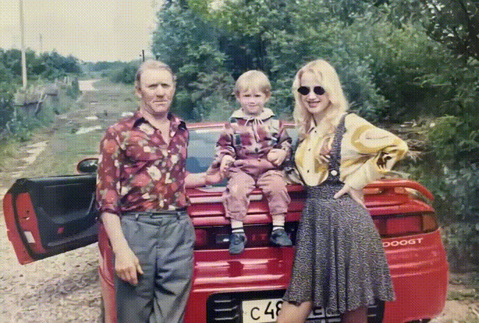 ИИ фотографии времен СССР