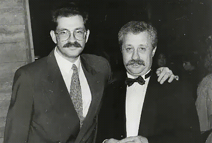 Владислав Листьев и Леонид Якубович