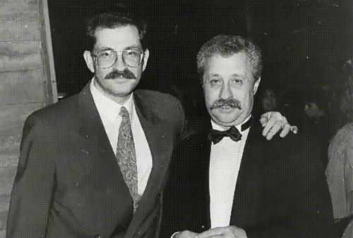 Владислав Листьев и Леонид Якубович