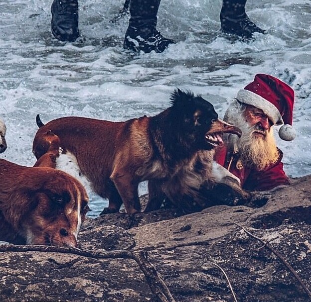 Кошмар перед Рождеством: лондонцы в ужасе от праздничного панно