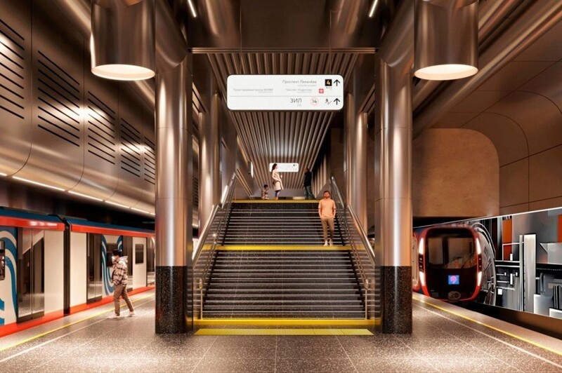 Станцию метро ЗИЛ⁠ оформят в стиле промышленной эстетики