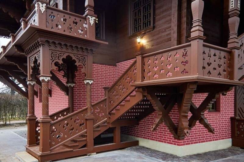 Швейцарский домик в усадьбе Кусково после реставрации⁠