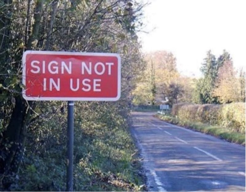 27. Недействующий дорожный знак