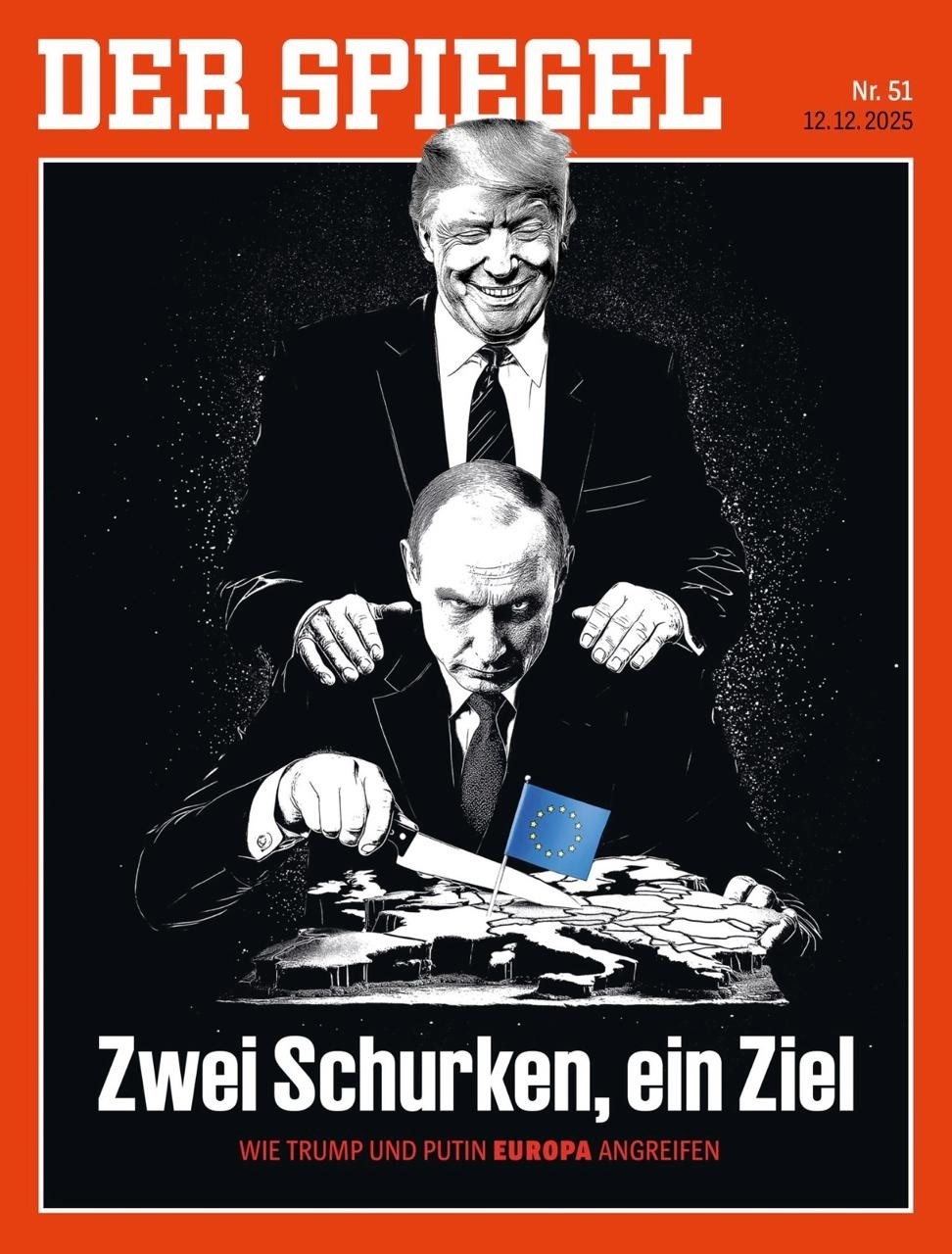 «Два негодяя, одна цель»: Немецкий Spiegel осмелел после критики Трампа со стороны европейцев