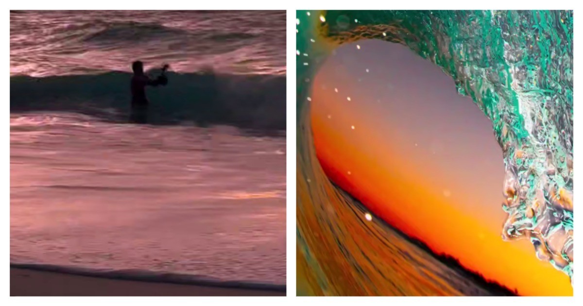 Фотограф сделал красивые снимки волн