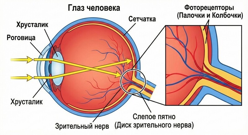 4. Глаз: проводка наизнанку