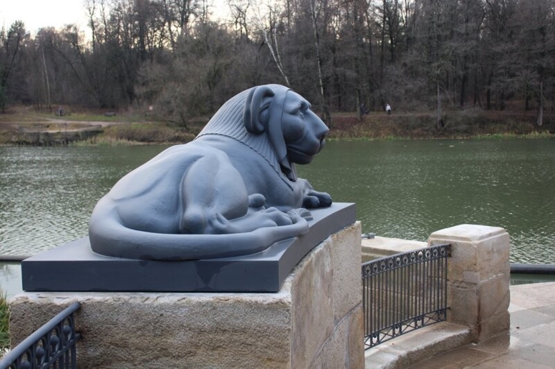 Львы вернулись в московскую усадьбу Кузьминки. Фото до/после реставрации