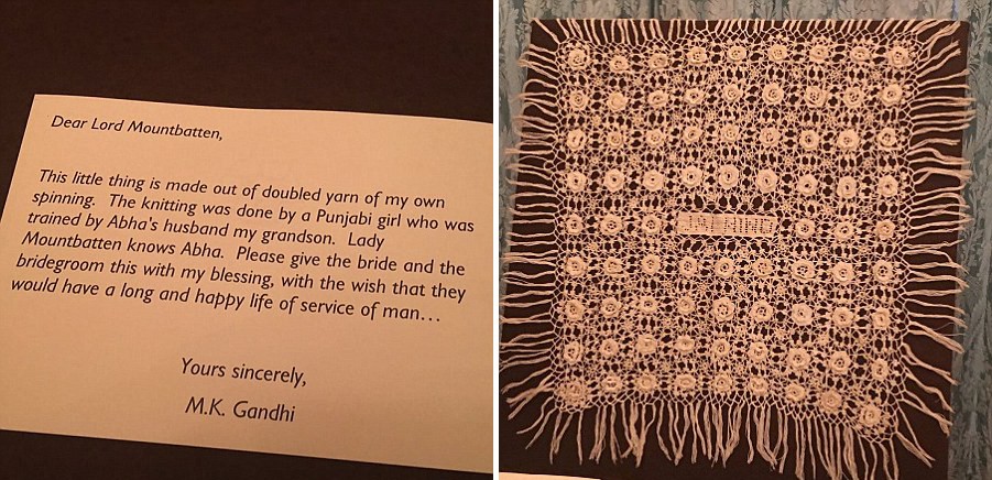 Подарок Махатмы Ганди к свадьбе королеве Елизавете