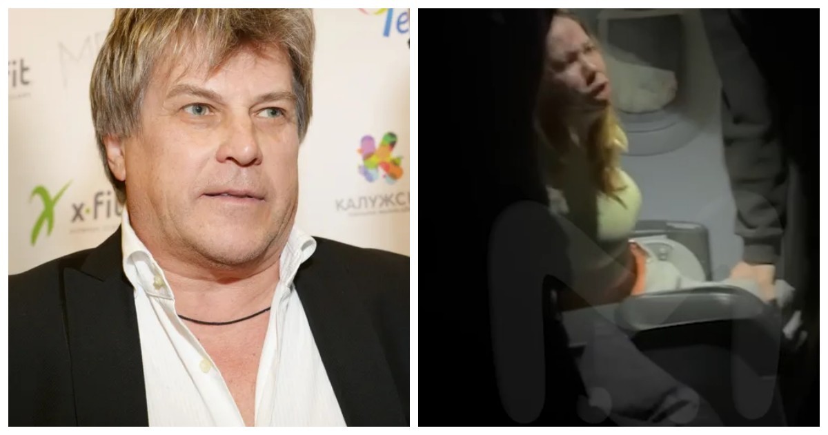 Пьяная пассажирка устроила дебош в самолёте и напала на Алексея Глызина