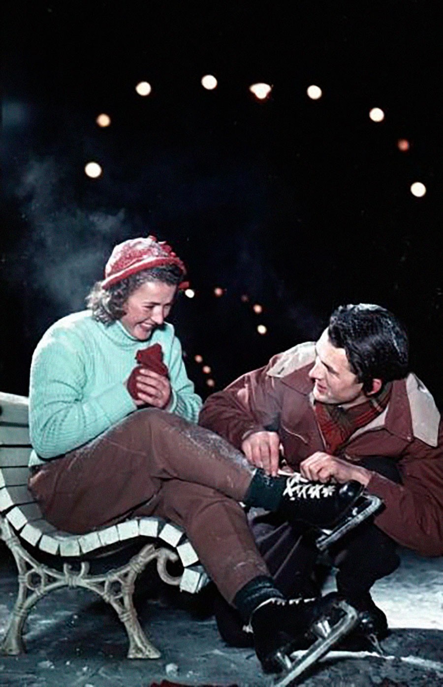 На катке, 1950-е