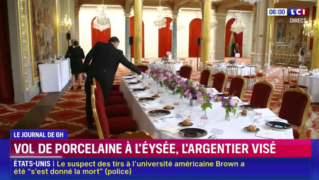 У Макрона украли тарелки: как казначей и охранник Лувра провернули аферу с президентским фарфором