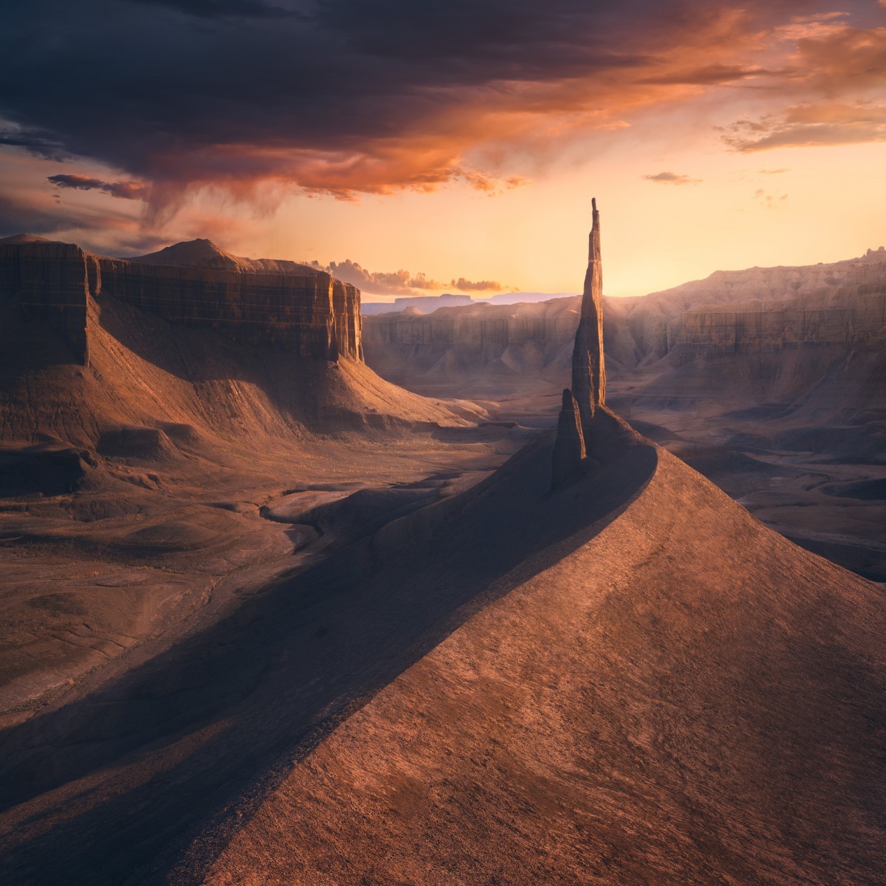 3 место в номинации Пейзажная фотография года 2020. Закат, штат Юта. Автор Ченс Оллред