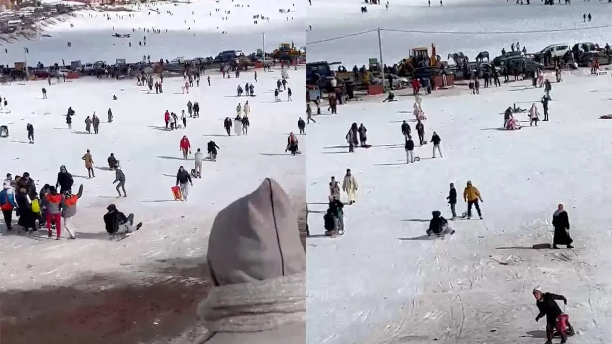 Любителя зимнего отдыха сбили во время спуска