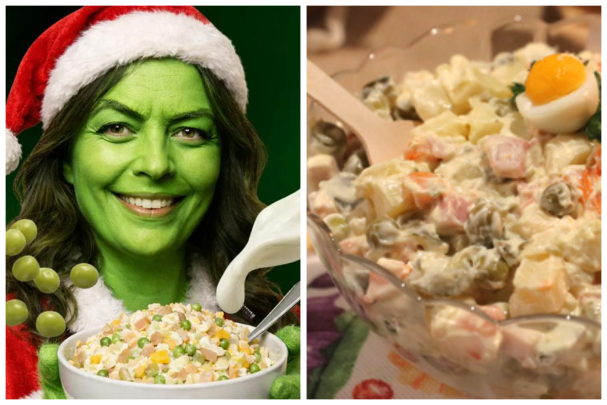 Страсти вокруг оливье: на фоне слухов о запрете салата в Эстонии скупают горошек и майонез