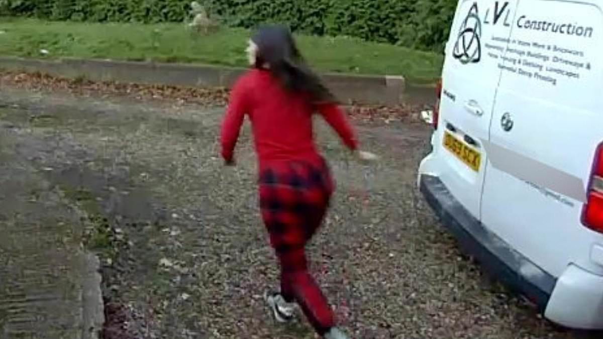 Женщина в пижаме гналась за мужчиной, укравшим рождественские украшения