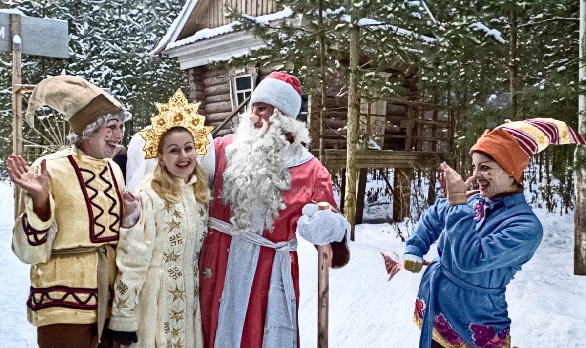 Советский Новый год в ностальгических фотографиях прошлых десятилетий⁠⁠