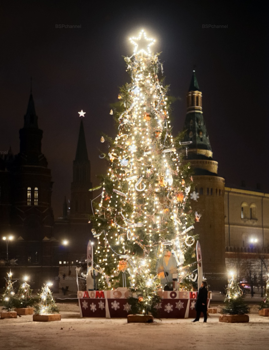Советский Новый год в ностальгических фотографиях прошлых десятилетий⁠⁠