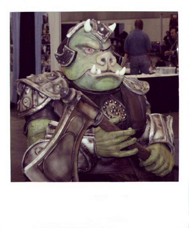 Закулисные полароидные фотографии со съёмок фильма «Звёздные войны Возвращение джедая»