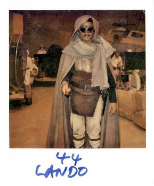 Закулисные полароидные фотографии со съёмок фильма «Звёздные войны Возвращение джедая»