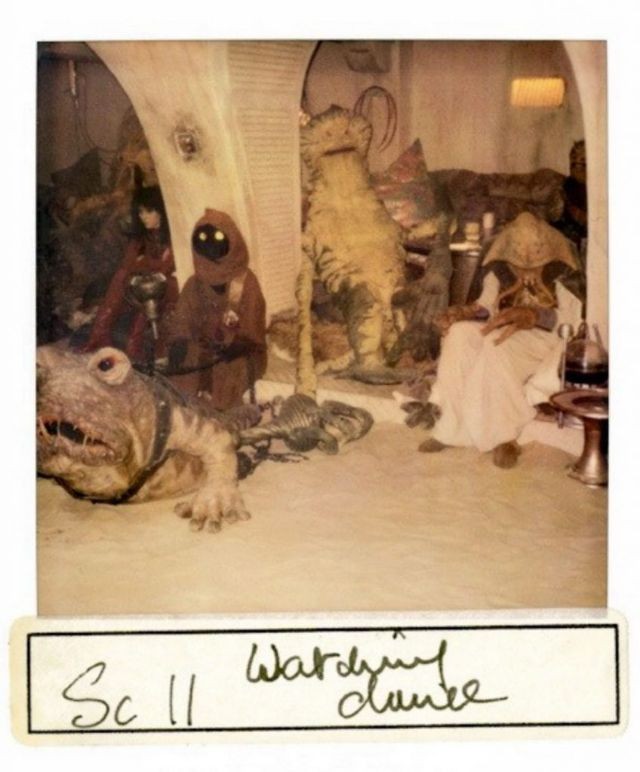 Закулисные полароидные фотографии со съёмок фильма «Звёздные войны Возвращение джедая»