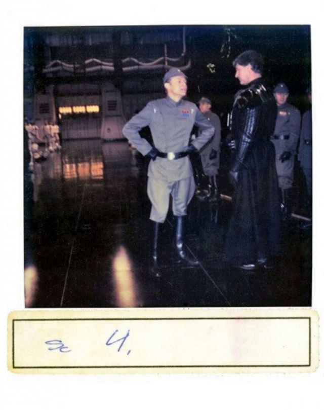 Закулисные полароидные фотографии со съёмок фильма «Звёздные войны Возвращение джедая»