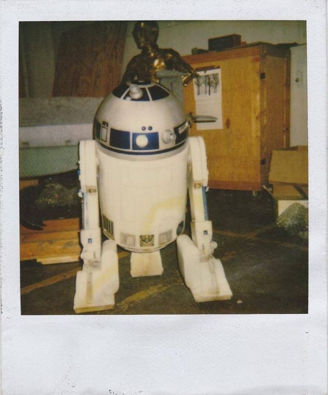 Закулисные полароидные фотографии со съёмок фильма «Звёздные войны Возвращение джедая»