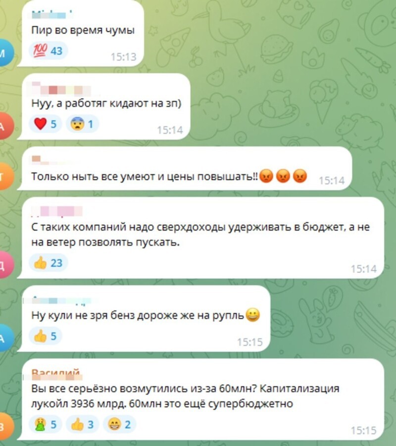 "Завтра поднимут цены на бензин?": топ-менеджеры "Лукойл" прогуляли минимум 60 миллионов рублей на корпоративе