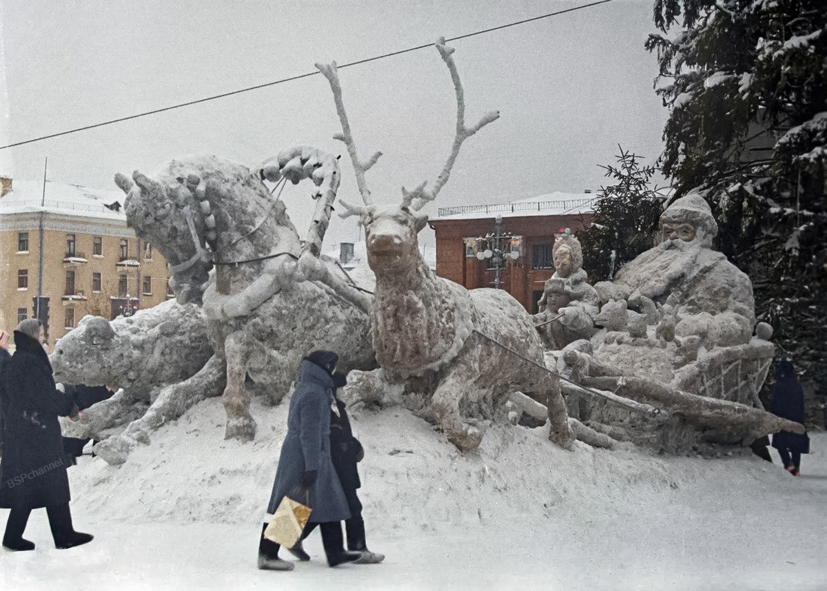 Ностальгические фотографии Советских зимних забав и просто интересных снимков