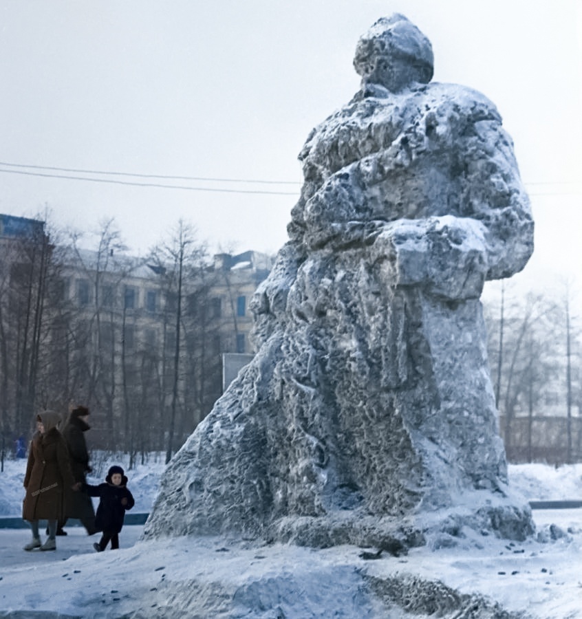Ностальгические фотографии Советских зимних забав и просто интересных снимков