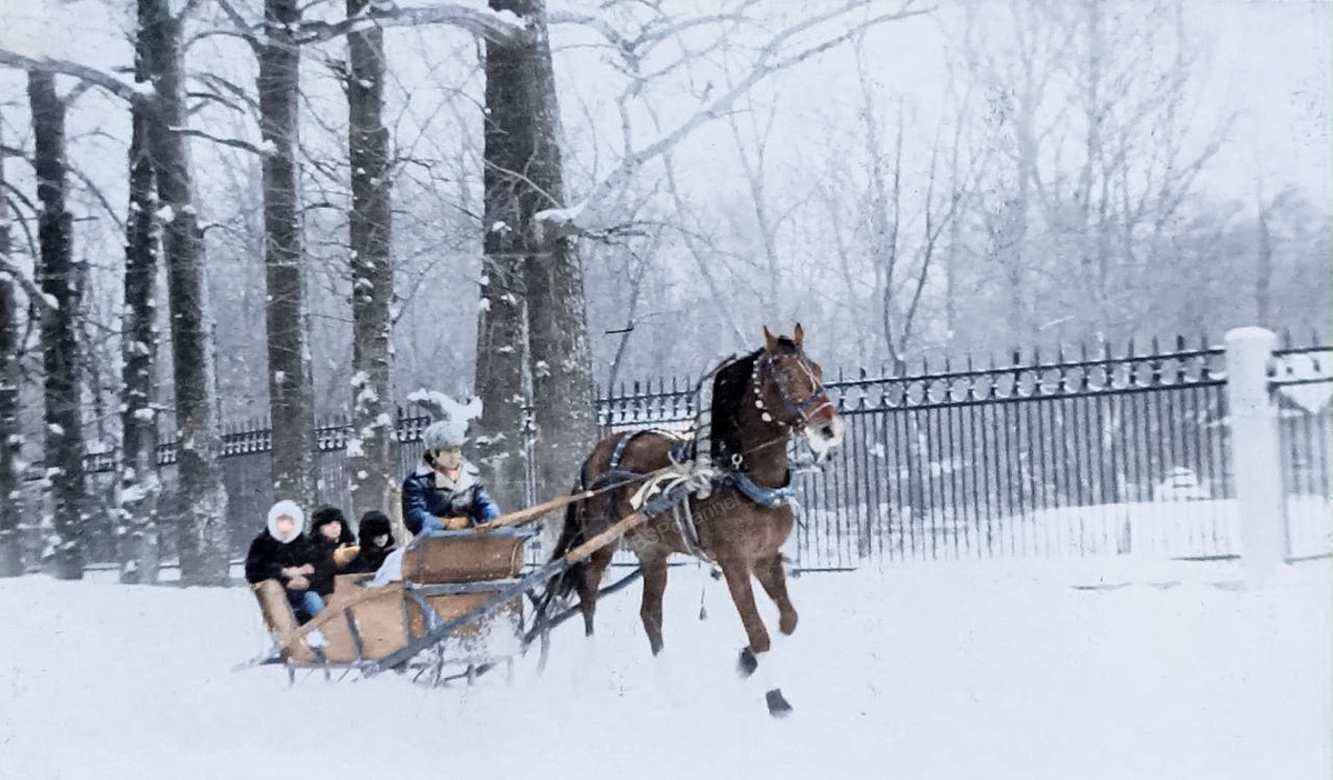 Ностальгические фотографии Советских зимних забав и просто интересных снимков