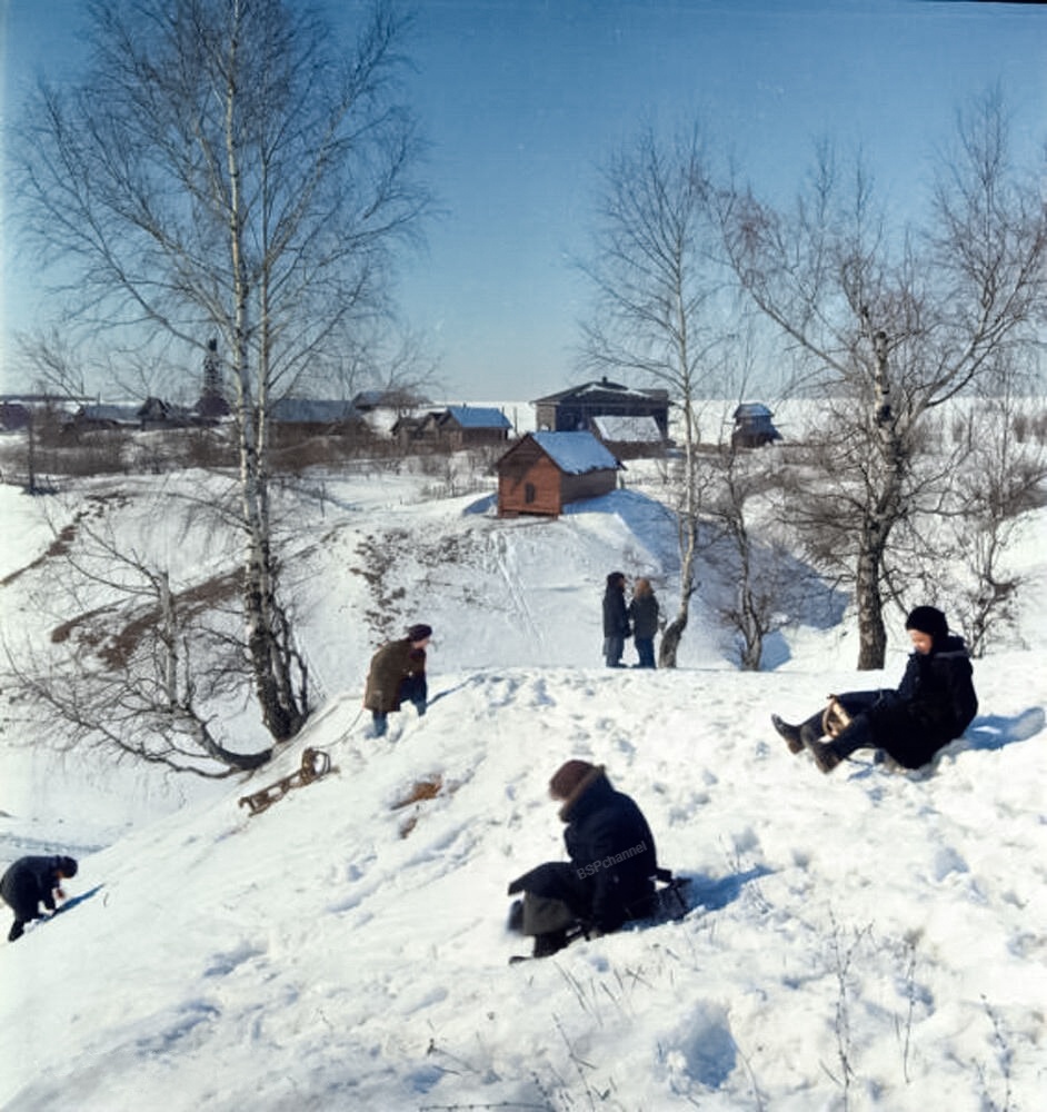 Ностальгические фотографии Советских зимних забав и просто интересных снимков