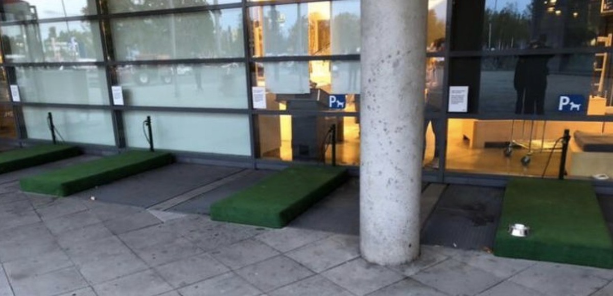 А вы когда-нибудь видели парковку для домашних животных?