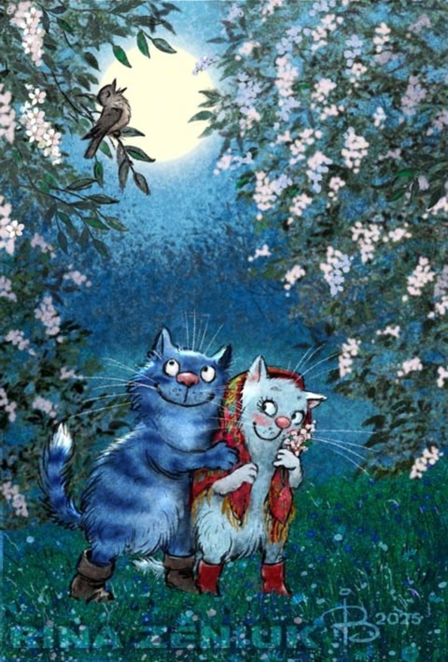 Коты минской художницы Рины Зенюк. 2025 год