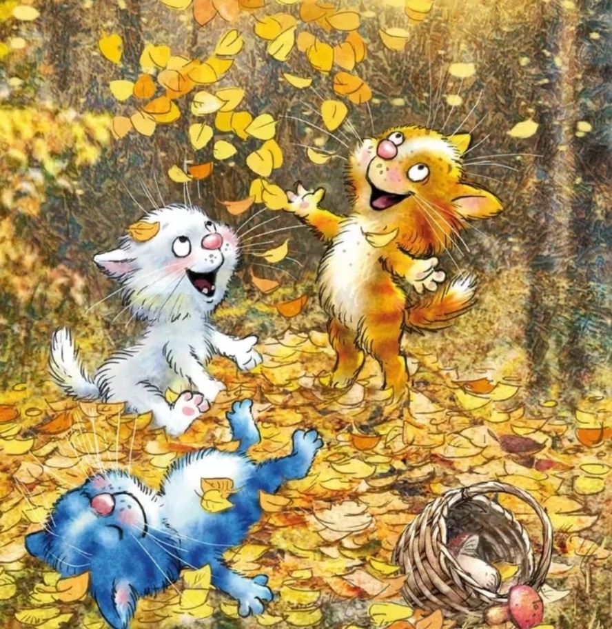 Коты минской художницы Рины Зенюк. 2025 год