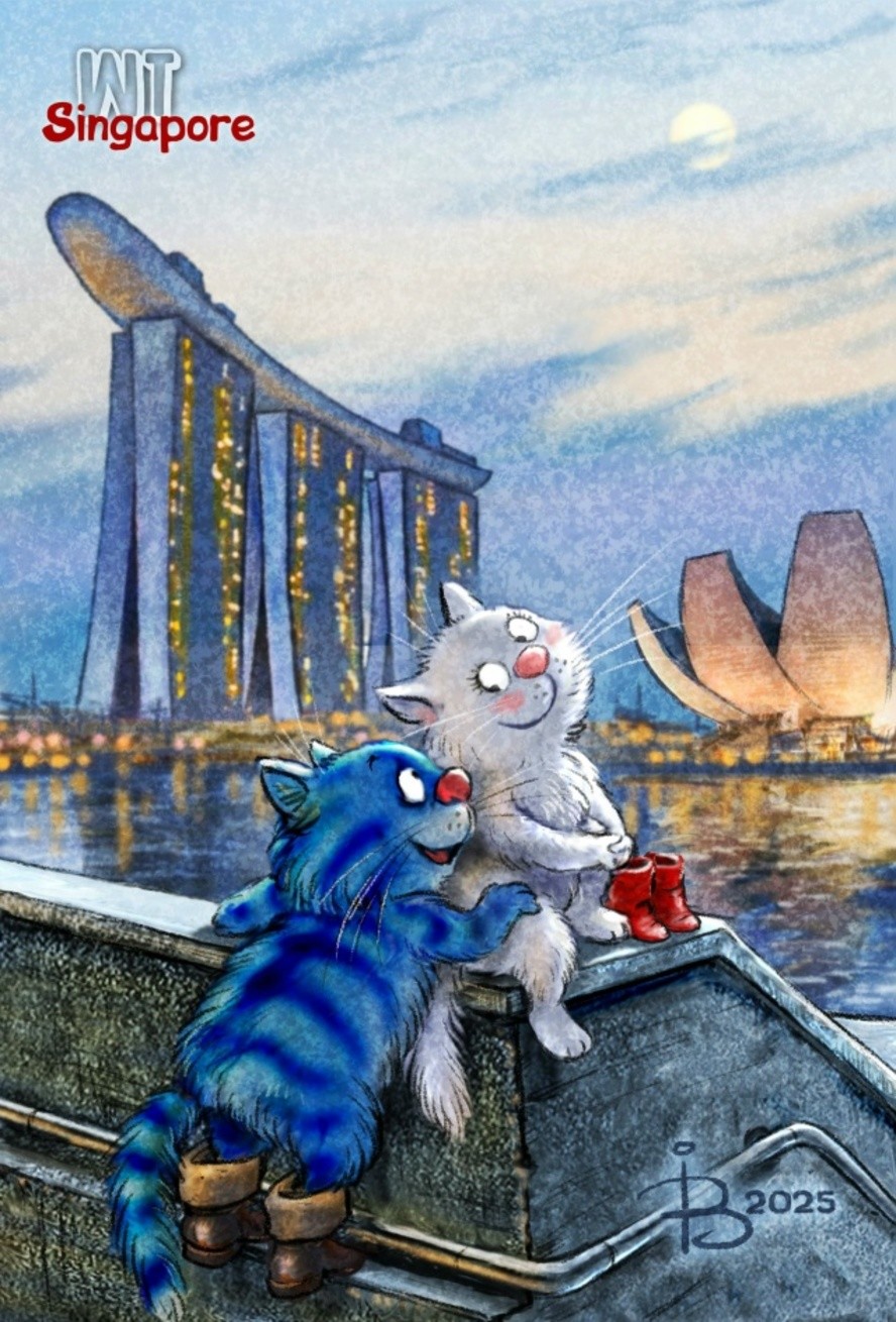 Коты минской художницы Рины Зенюк. 2025 год