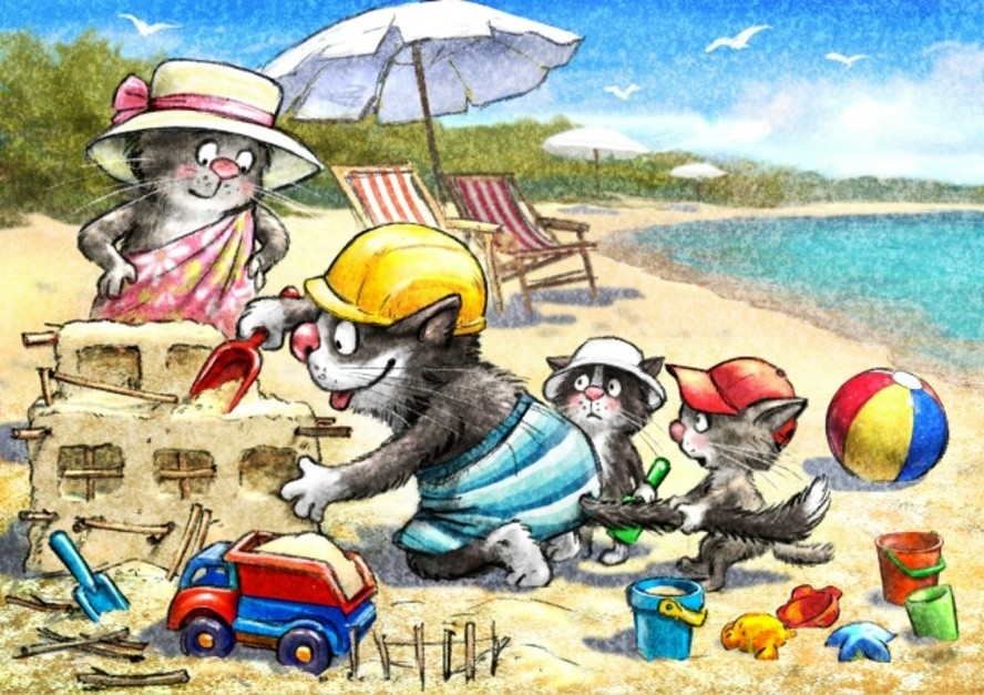 Коты минской художницы Рины Зенюк. 2025 год