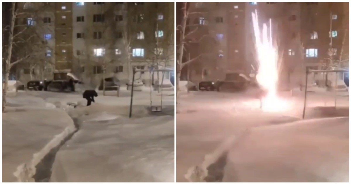 В Когалыме подросток получил травму лица, пытаясь запустить фейерверк