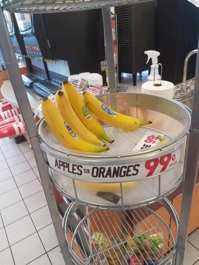 Это яблоки? Или апельсины?